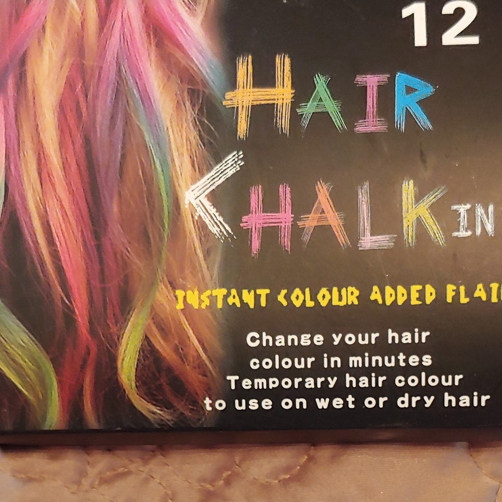 Cutest ever Hair chalk